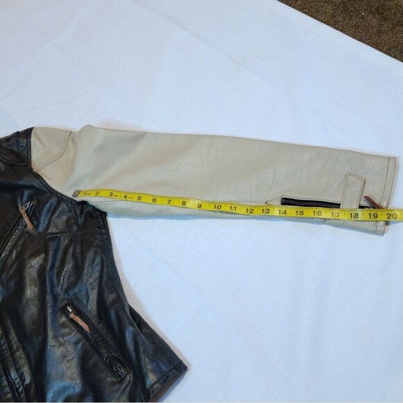 Harley Davidson Pushrod Colorblock Geniune Leather Jacket Coat Size Medium - Picture 9 of 12